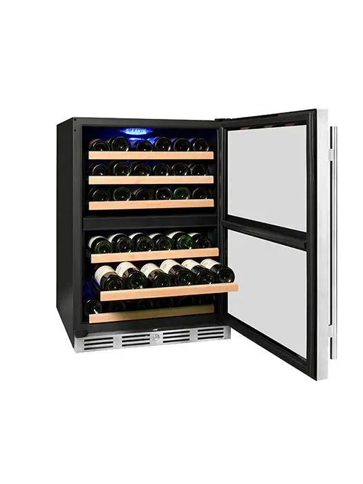 Cellier 54 Bouteilles Avec 2 Zones (Inox)- Vinum 2