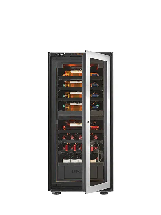 Cellier Inspiration M- 2 Zones -Porte Vitrée En Inox- 51 Bouteilles- Eurocave 1