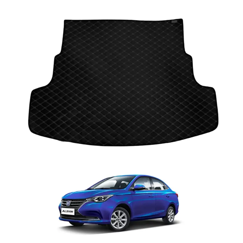 Changan Alsvin 7D Eco Trunk Mat With (Black Or Beige Stitch) Model 2021-2022 2