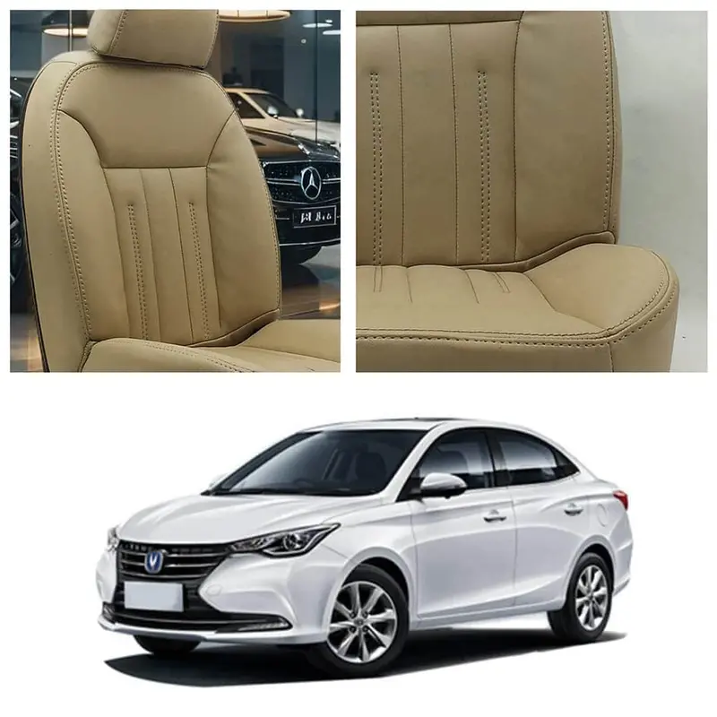 Changan Alsvin Audi Design Beige Seat Covers 2021 - 2025 1