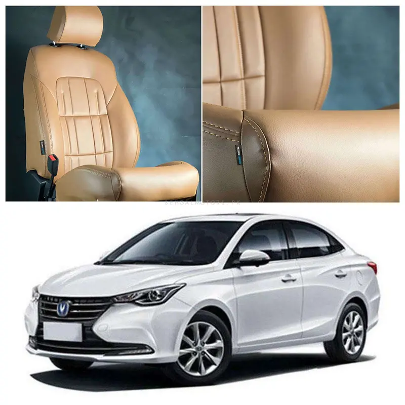 Changan Alsvin Audi Style Brown Brown Seat Covers 2021 - 2025 1