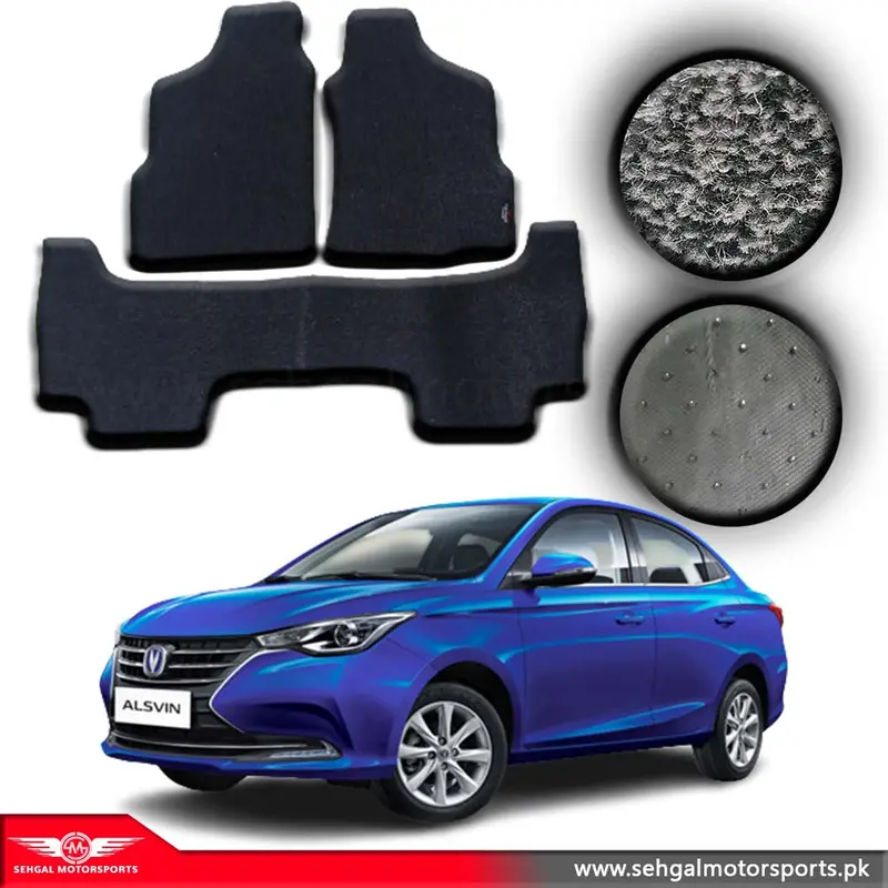 Changan Alsvin Carpet Floor Mat Special Black/Gray Model 2021-2022 1