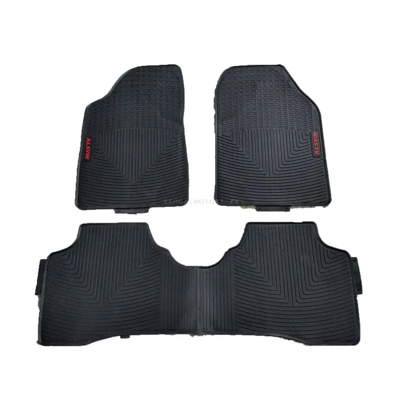 Changan Alsvin Custom Fit Pvc Rubber Floor Mat Black 2021 - 2025 - - Mix Design 3 Pcs 2