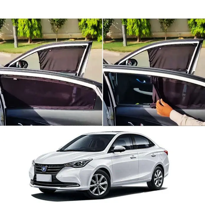 Changan Alsvin Custom Fit Retractable Curtains 2021 - 2025 - Sun Shade - Parda 1
