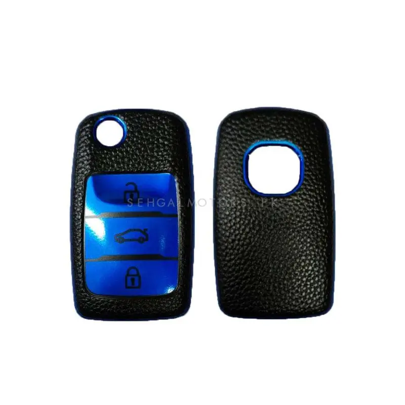 Changan Alsvin Design Tpu Plastic Key Cover Blue 2021 - 2025 - - Leather Texture 2