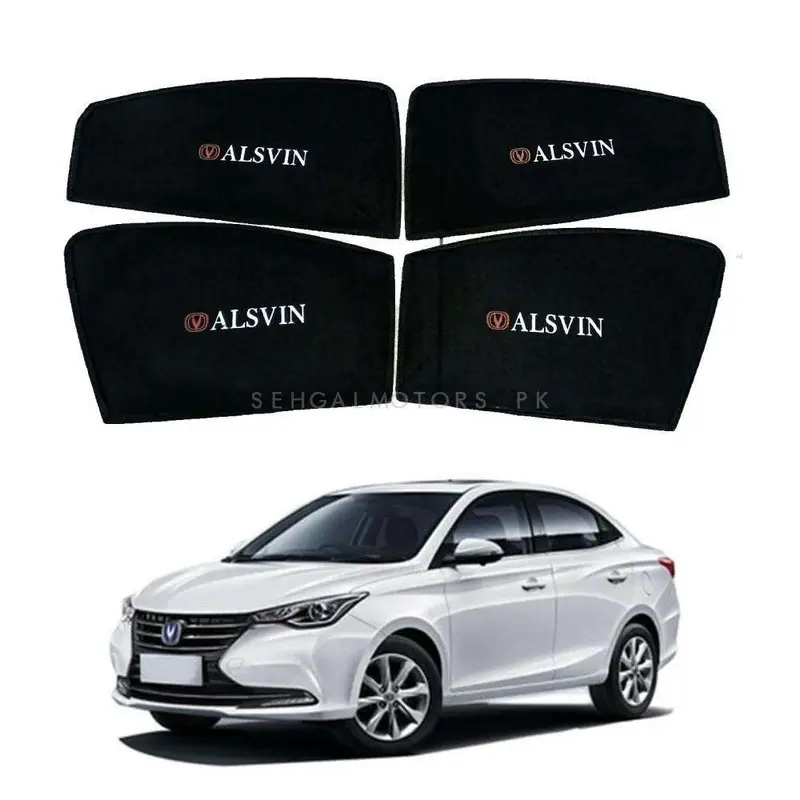 Changan Alsvin Foldable & Flexible Sunshade With Logo 2021 - 2025 - Side Sun Shade 1