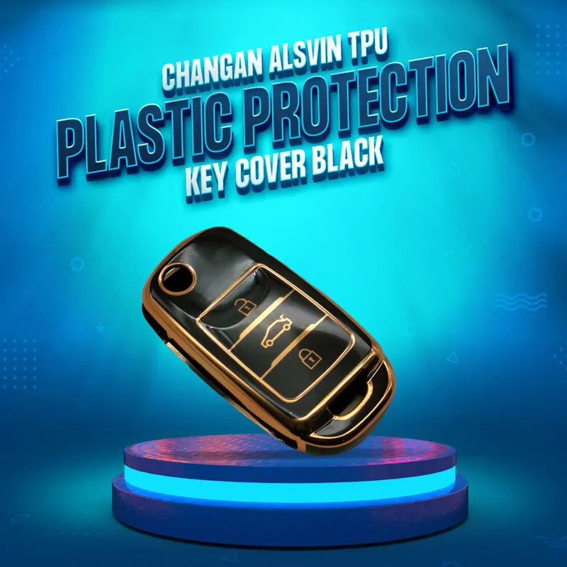 Changan Alsvin Tpu Key Cover Black With Golden 2021 - 2025 1