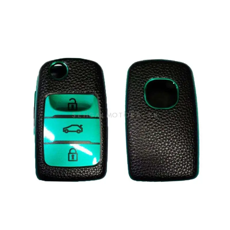 Changan Alsvin Tpu Plastic Key Cover Green 2021 - 2025 - - Leather Texture 2