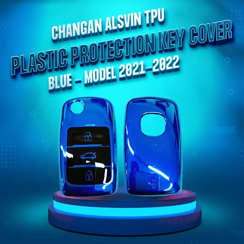 Changan Alsvin Tpu Plastic Protection Key Cover Blue 2021 - 2025 1