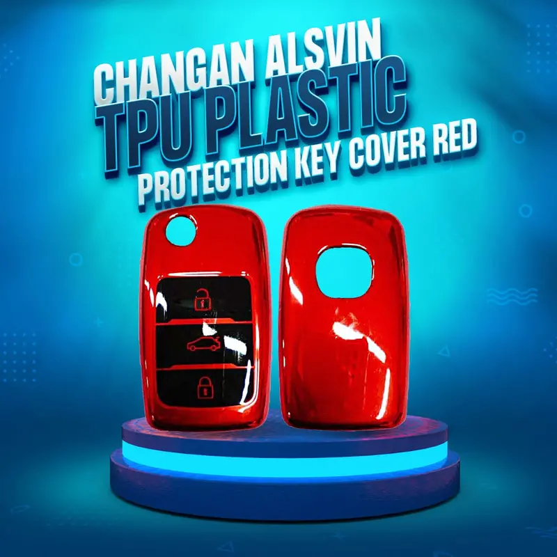 Changan Alsvin Tpu Plastic Protection Key Cover Red 2021 - 2025 1