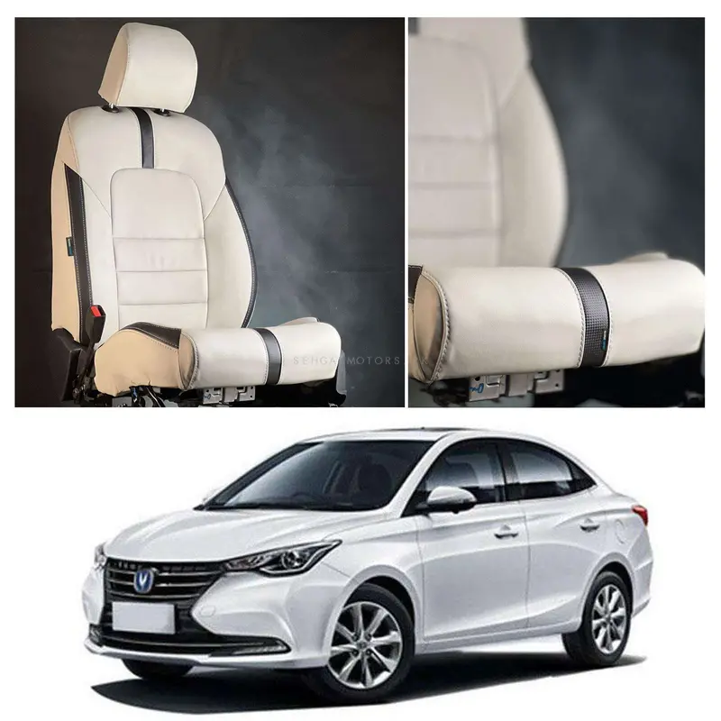 Changan Alsvin Type R Beige Black Seat Covers 2021 - 2025 1
