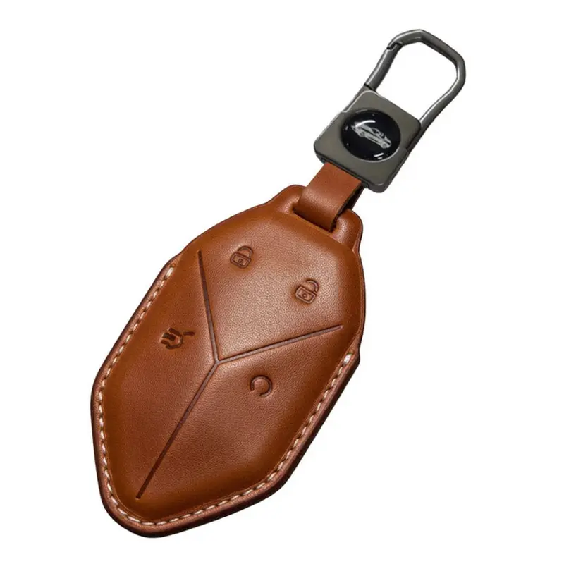 Changan Deepal Leather Key Cover Camel 2