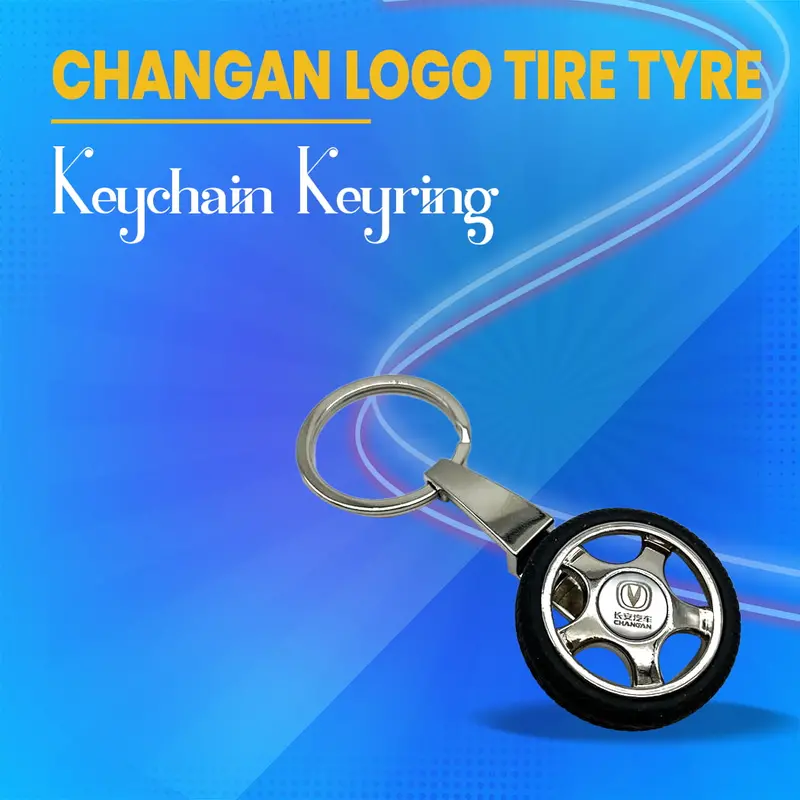 Changan Logo Tire Tyre Keychain Keyring 1