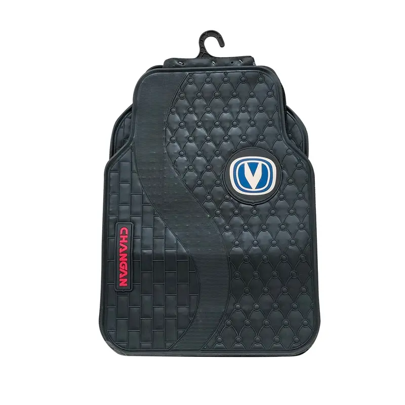 Changan Motors Sports Universal Pvc Rubber Floor Mat Mix Design 5 Pcs - Foot Mat For Car 2