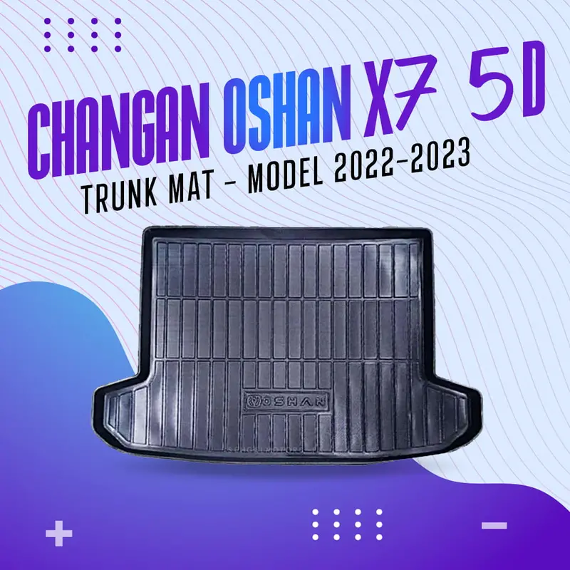 Changan Oshan X7 5D Tpe Trunk Mat 1