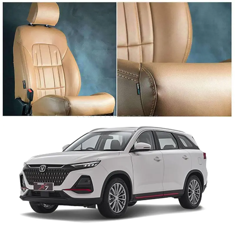 Changan Oshan X7 Audi Style Brown Brown Seat Covers 5 Seater 2022 - 2025 1