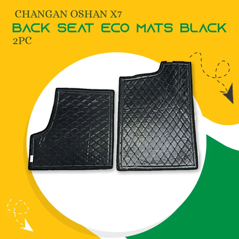 Changan Oshan X7 Back Seat Eco Mats Black 2Pc 2022 - 2025 1