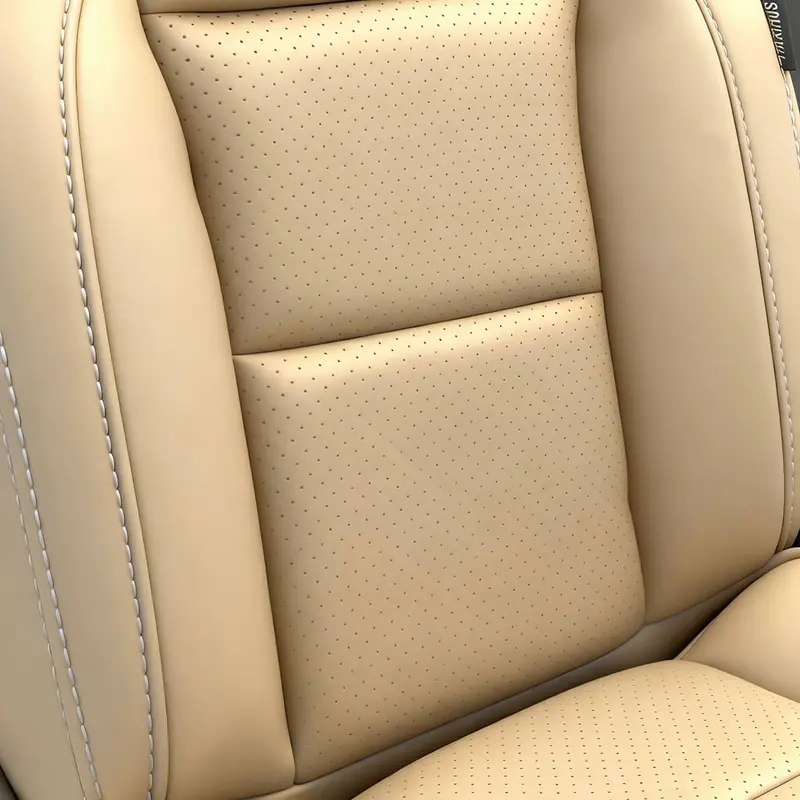 Changan Oshan X7 Breathable Beige Seat Covers 7 Seater 2022 - 2025 1