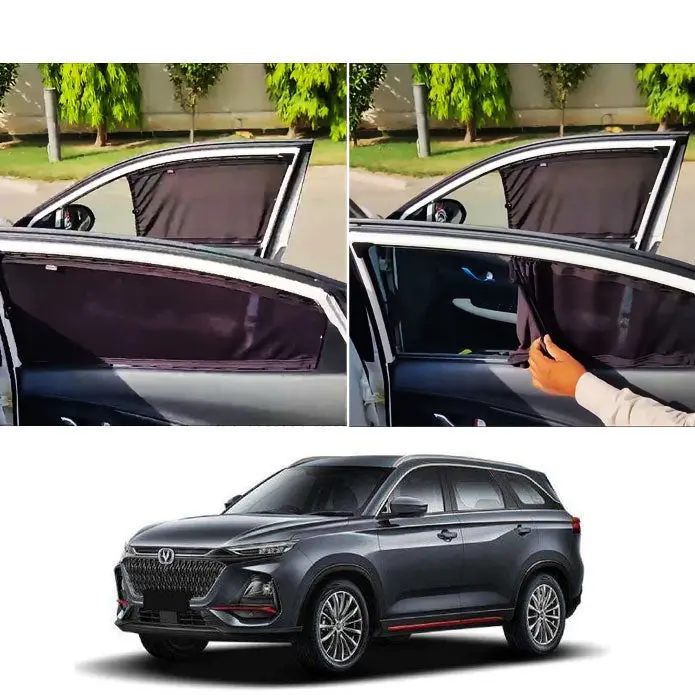 Changan Oshan X7 Custom Fit Retractable Curtains 2022 - 2025 - Sun Shade - Parda 1