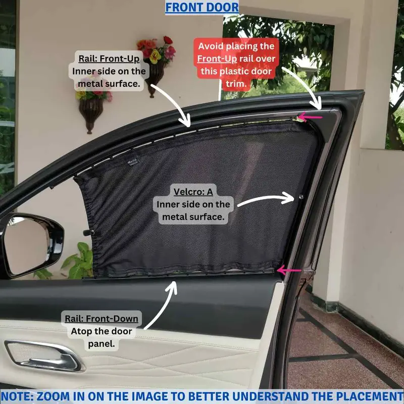 Changan Oshan X7 Custom Fit Retractable Curtains 2022 - 2025 - Sun Shade - Parda 2