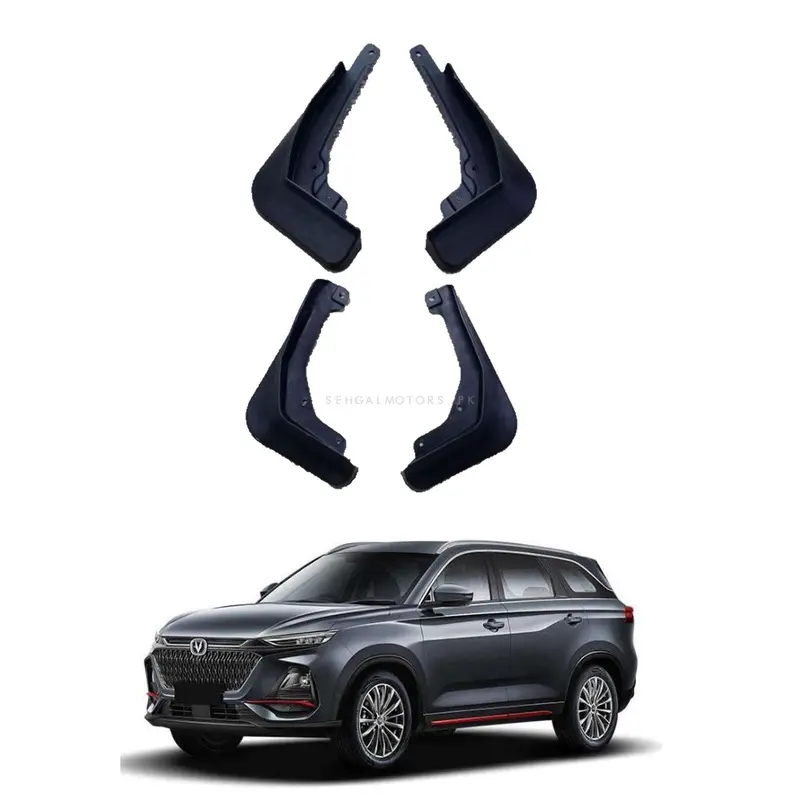 Changan Oshan X7 Front & Rear Mud Flaps - Unpainted (Set Of 4) 2026 - 2027 2