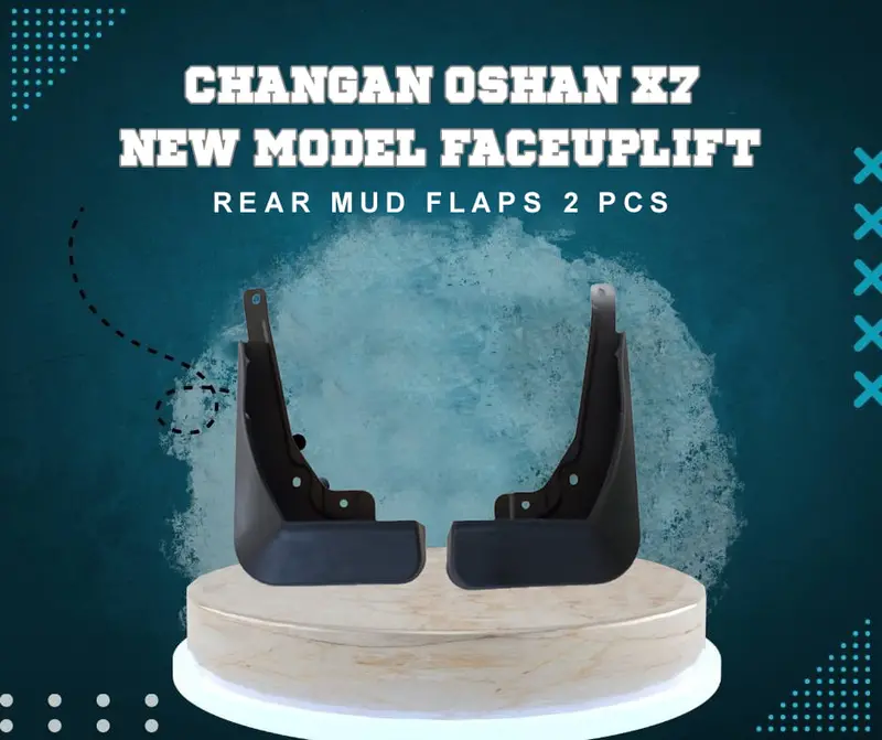 Changan Oshan X7 New Model Faceuplift Rear Mud Flaps 2 Pcs 2022 - 2025 1
