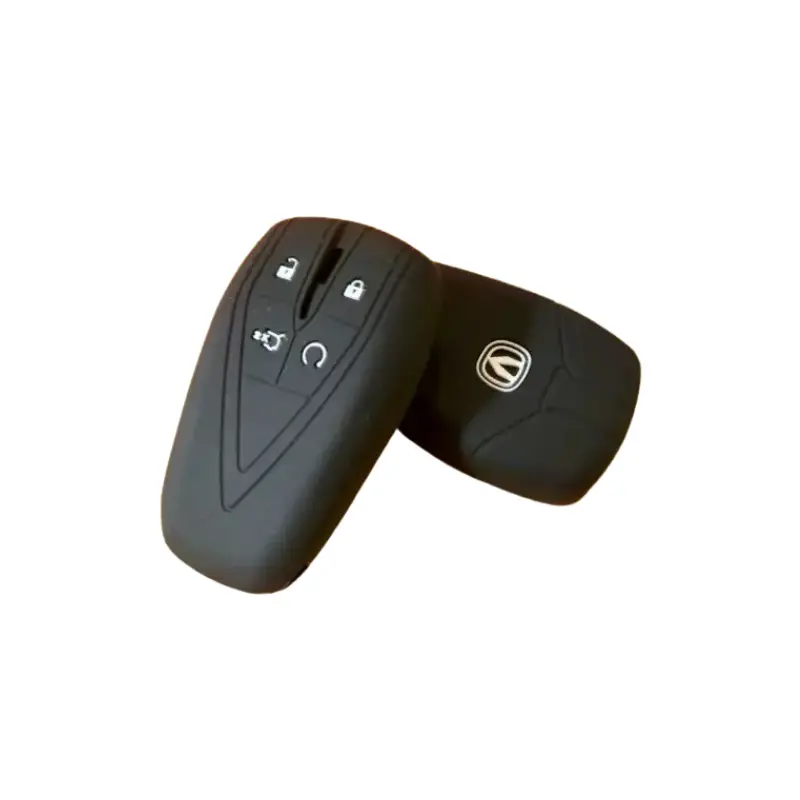 Changan Oshan X7 Silicone Key Cover Black 4 Button Model 2022-2023 1