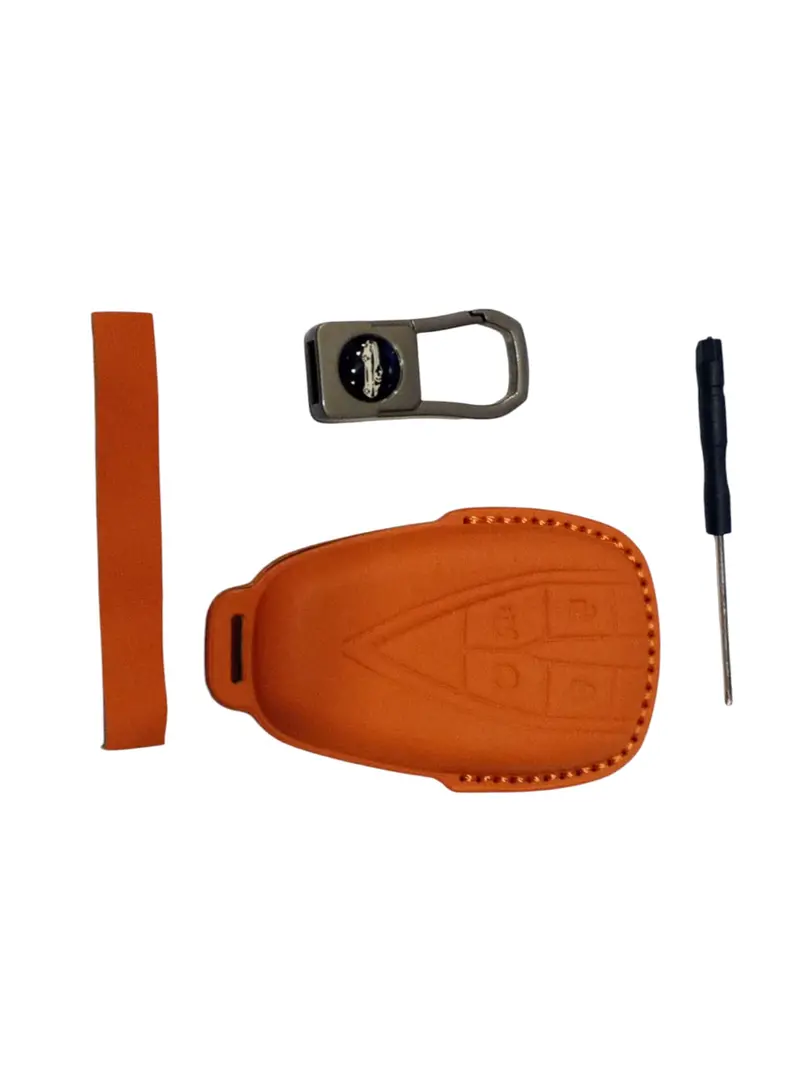 Changan Oshan X7 Tpu Key Cover Camel 2022 - 2025 - - Leather Texture 2
