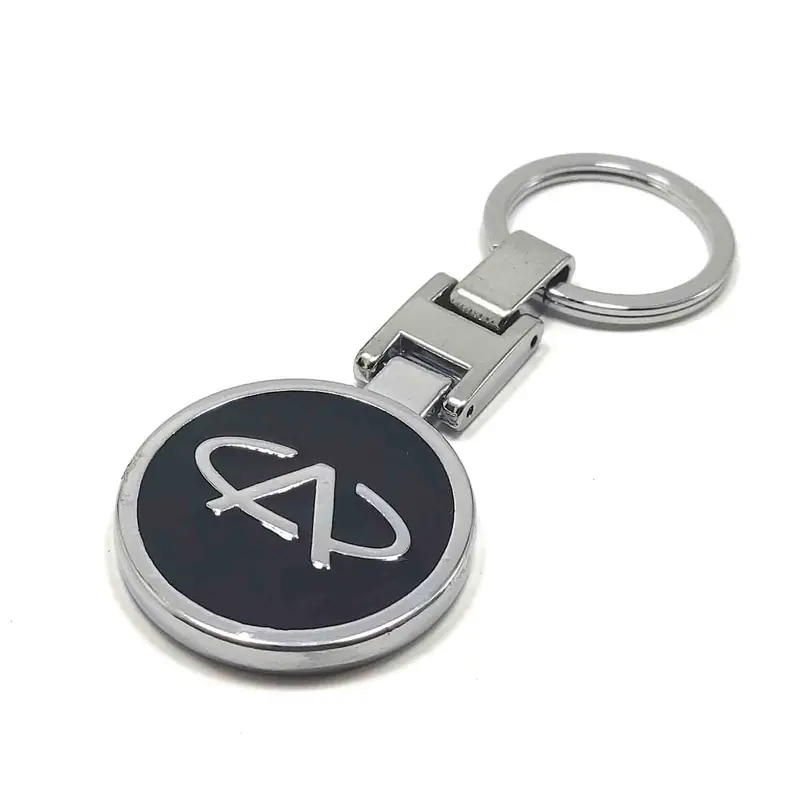 Chery Metal Logo Keychain Keyring - Black 2