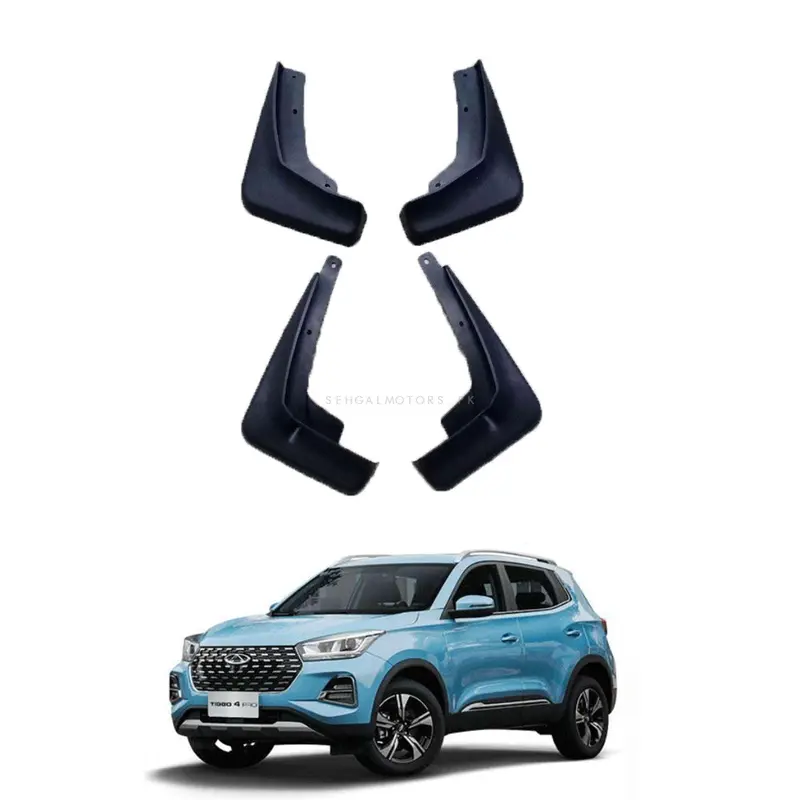 Chery Tiggo 4 Pro Changan Oshan X70 Mud Flaps 4 Pcs 2022 - 2025 - Unpainted - Car Mudguard | Fender Splash Guards 2