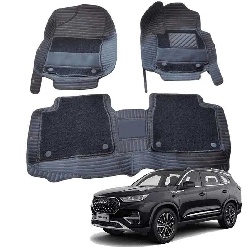 Chery Tiggo 8 10D Floor Mat Black With Black (3Pc)Model 2022-2023 1