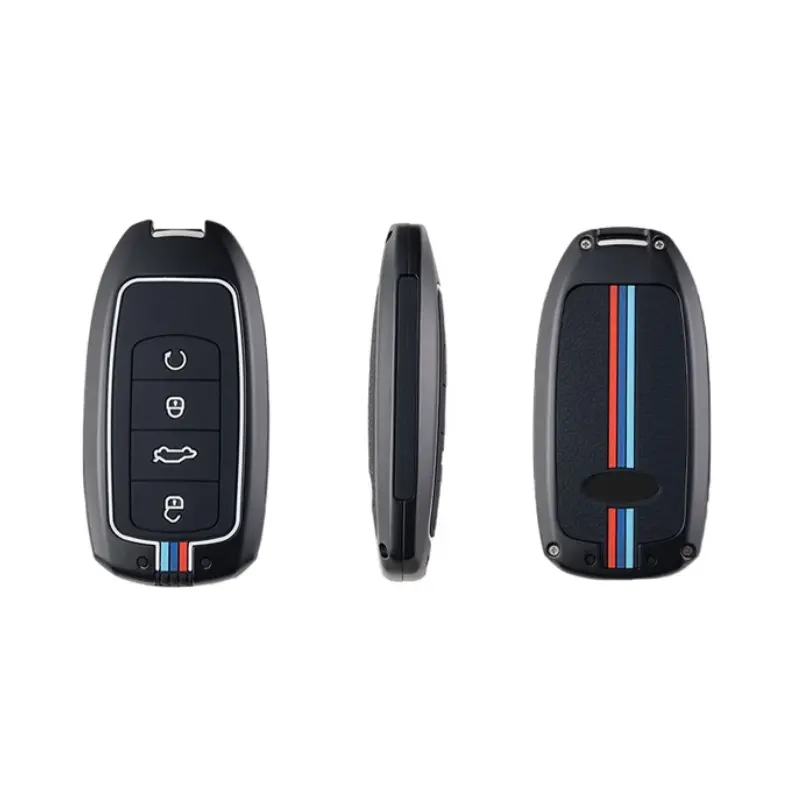 Chery Tiggo 8 Key Cover Zinc Metal Chrome/Gun 2022-2024 1