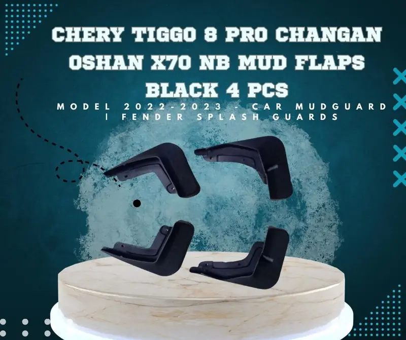 Chery Tiggo 8 Pro Changan Oshan X70 Mud Flaps 4 Pcs 2022 - 2025 - Car Mudguard | Fender Splash Guards 1