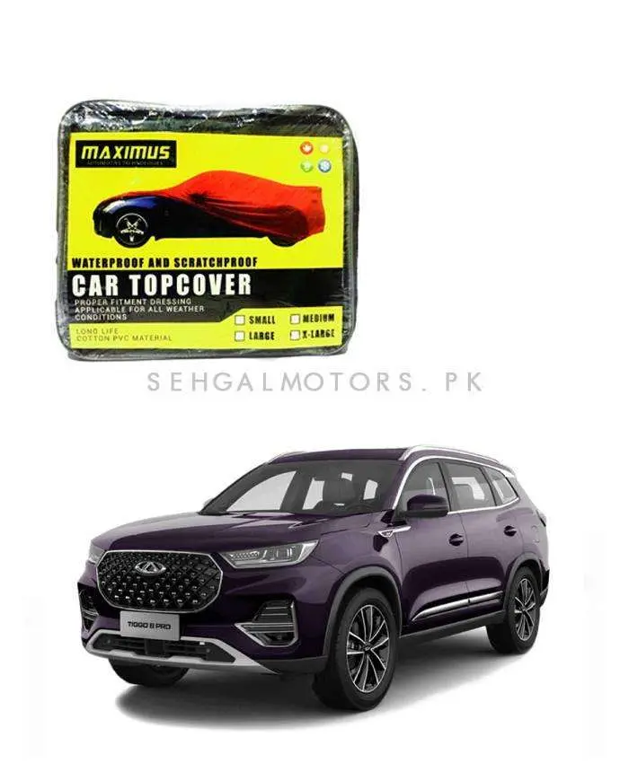 Chery Tiggo 8 Pro Maximus Non Woven Car Top Cover 2022 - 2025 - Scratchproof Waterproof 2
