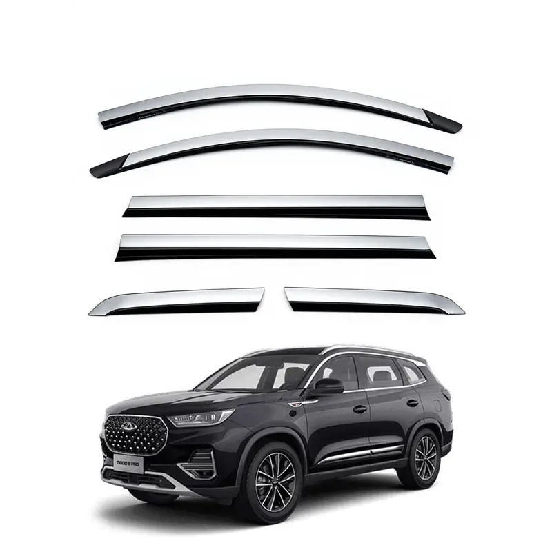 Chery Tiggo 8 Pro Maximus Txr Air Press Sun Visor With Chrome 6 Pcs 2022 - 2025 2