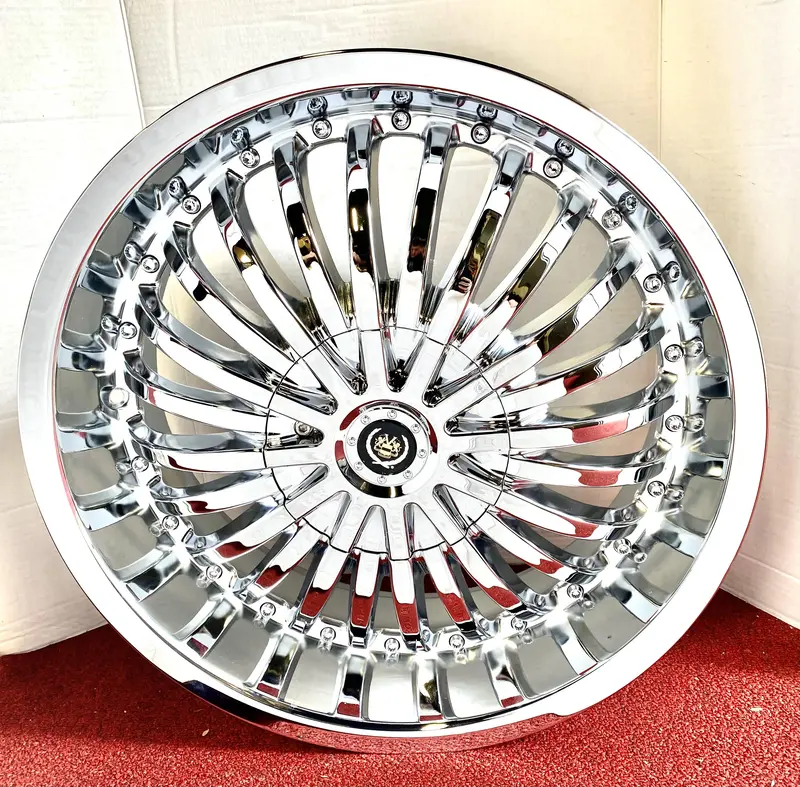 Chrome Dallas 20" X 8" Set Of 4 Wheels 1