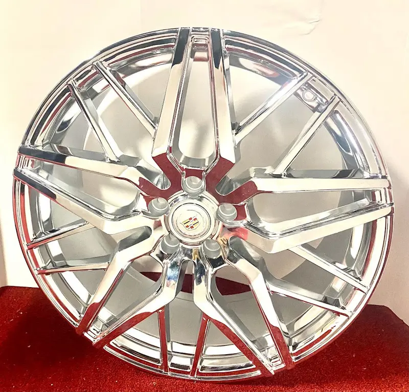 Chrome Stacked 20" X 8.5" Set Of 4 Wheels Xts Ct6 Cts Ct5 5X120 1