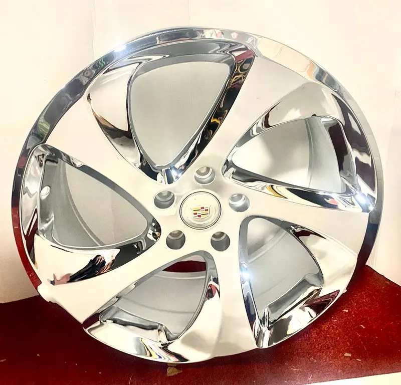 Chrome Striker 18" X 8.5" Set Of 4 Wheels Fits Most Cadillac 5X115 1