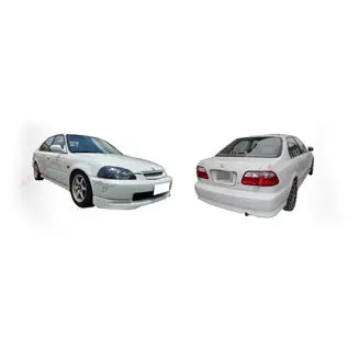 Civic Front And Back Body Kit Plastic - 2 Pcs 1996-1998 1
