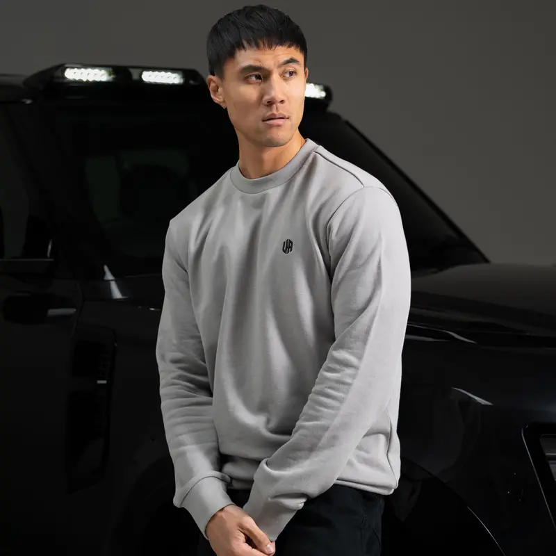 Classic 'Icon' Crewneck Grey 1