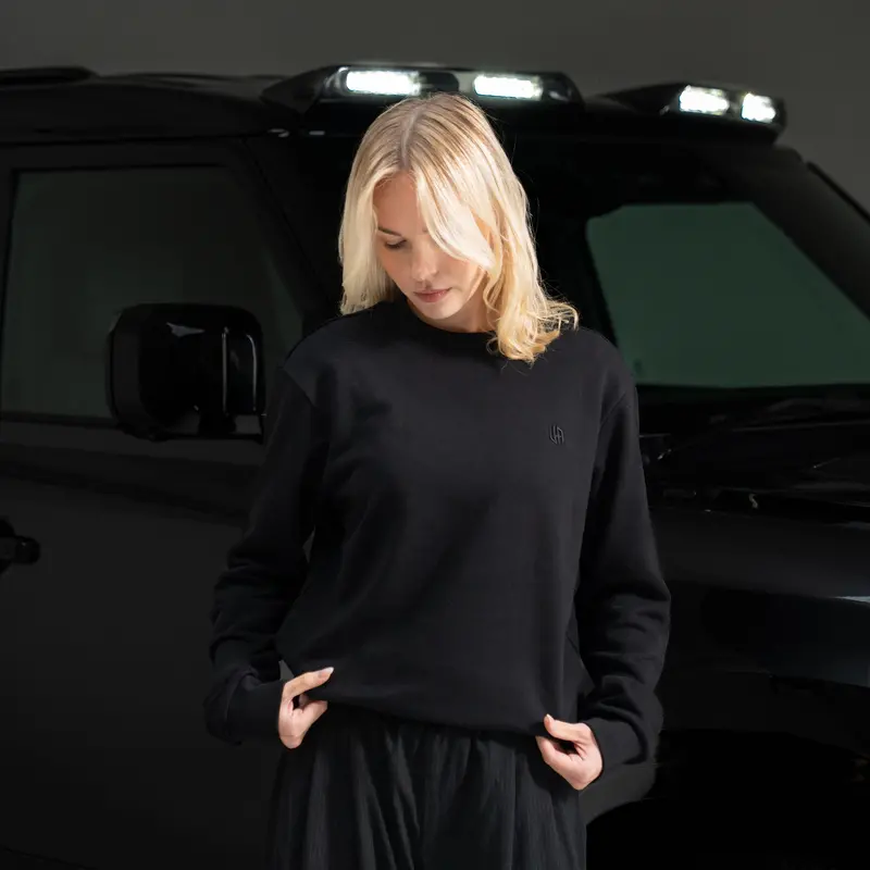 Classic Ua ‘Icon’ Crew Neck - Black 1