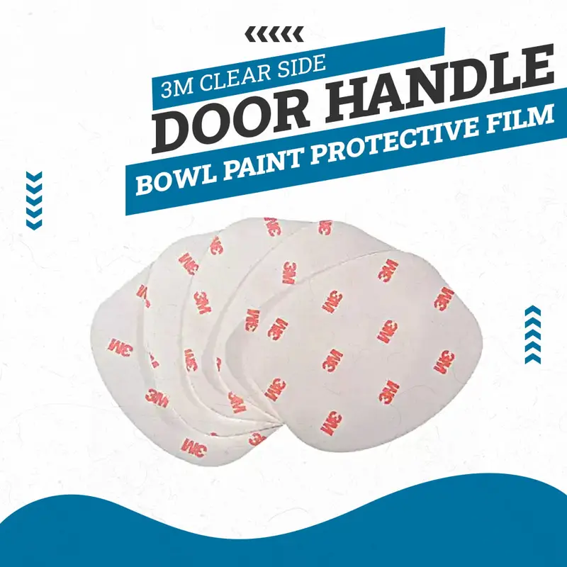 Clear Side Door Handle Bowl Paint Protective Film - Car Inner Outer Door Handles Paint Scratches Protective Film 1