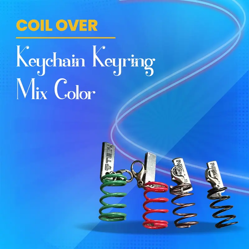 Coil Over Keychain Keyring Mix Color 1