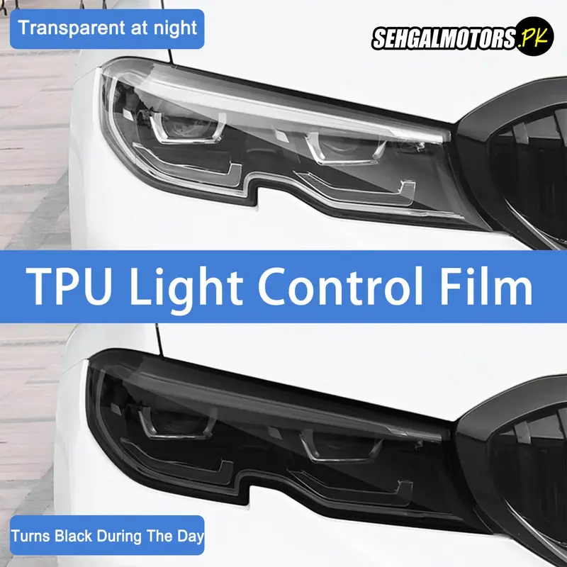 Color Changing Smoke Lens Tint Paper 3 Ft - Head And Back Lamps 1