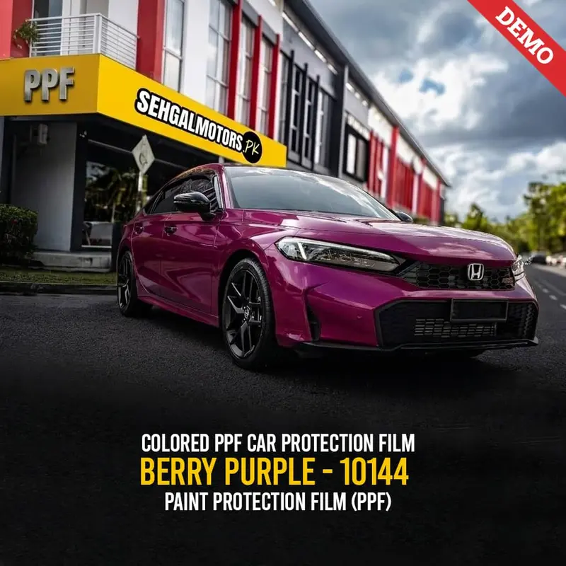 Colored Ppf Car Protection Film Berry Purple - 10144 1