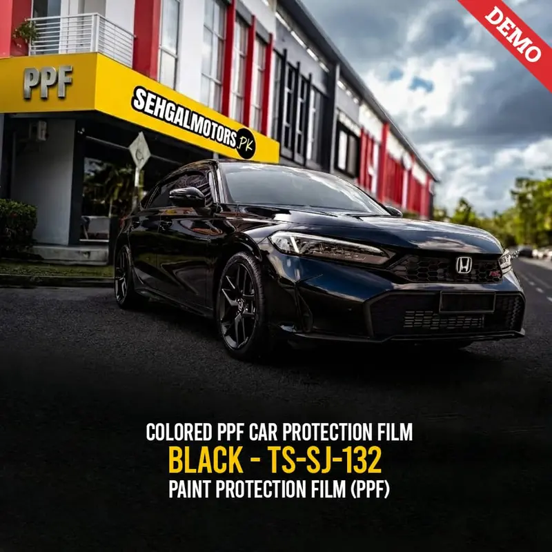 Colored Ppf Car Protection Film Black - Ts-Sj-132 - Paint Protection Film (Ppf) 1