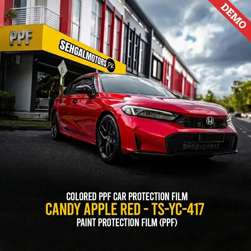 Colored Ppf Car Protection Film Candy Apple Red - Ts-Yc-417 - Paint Protection Film (Ppf) 1