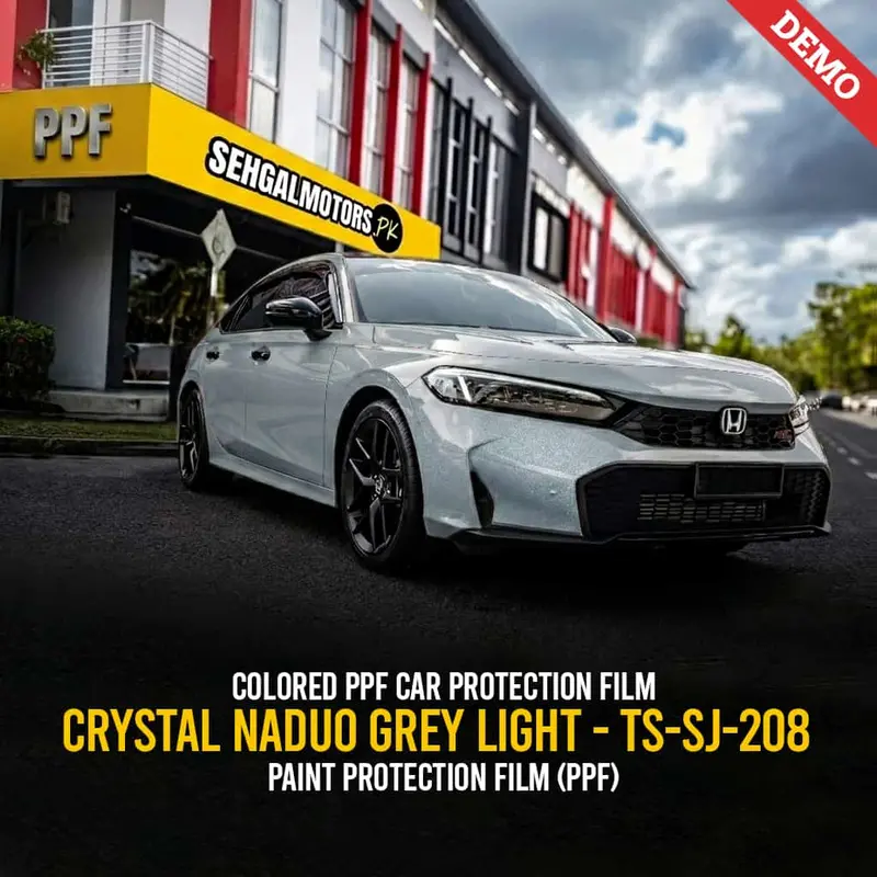 Colored Ppf Car Protection Film Crystal Naduo Grey Light - Ts-Sj-208 - Paint Protection Film (Ppf) 1