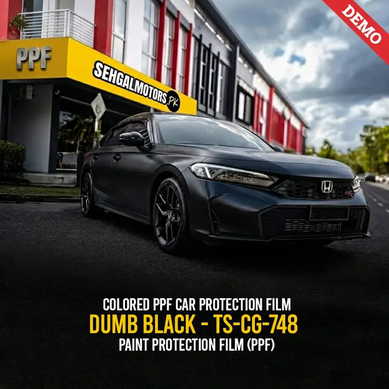 Colored Ppf Car Protection Film Dumb Black - Ts-Cg-748 - Paint Protection Film (Ppf) 1