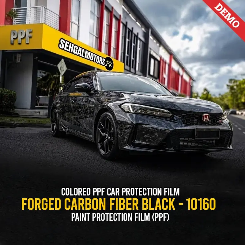 Colored Ppf Car Protection Film Forged Carbon Fiber Black - 10160 1